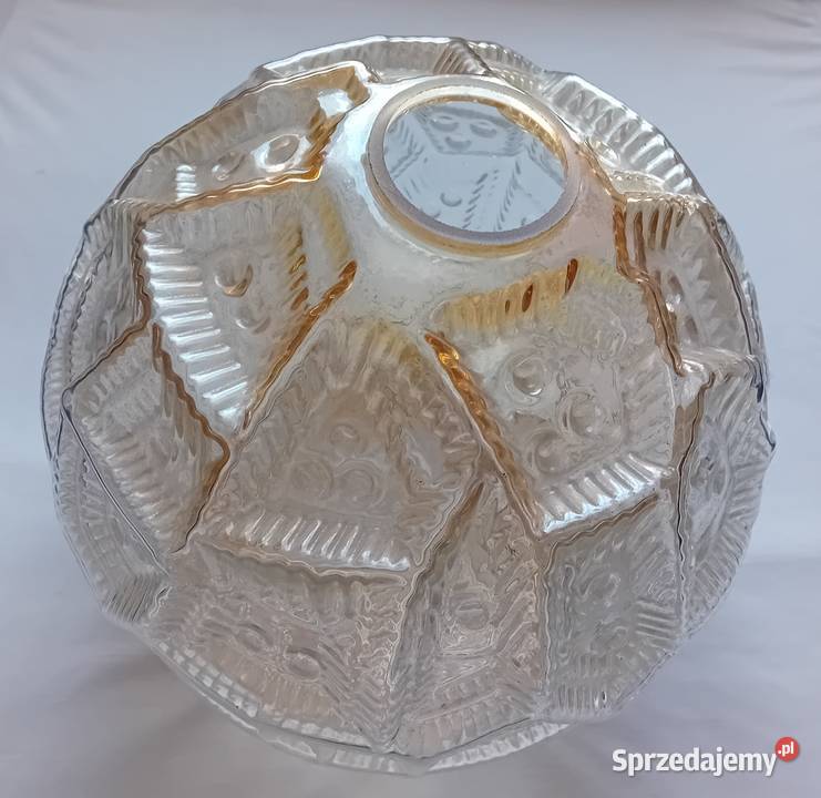 Iryzowany klosz do lampy Space Age Mid Century Koźminek sprzedam