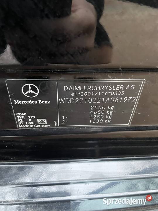 Mercedes S klasa 320 cdi pakiet AMG czujnik parkowania sprzedam