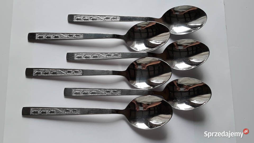 Łyżki obiadowe 3 KONWALIE Gerlach sztućce PRL Dąbrowa Górnicza sprzedam