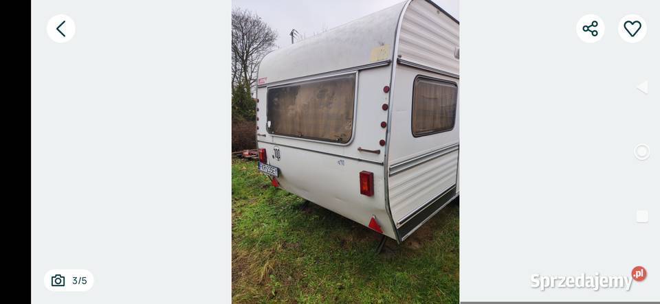 Przyczepa kempingowa 6000 Przyczepy i naczepy Gubin sprzedam