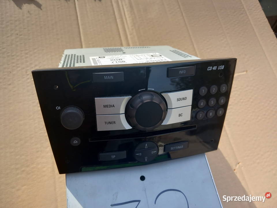 Radio cd40 usb pin Opel Gid z prędkością