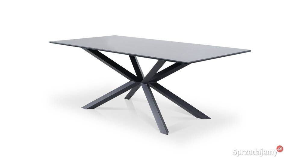 Stół Spiek kwarcowy 200x100 LINATTE CARINI Nero 76cm Katowice