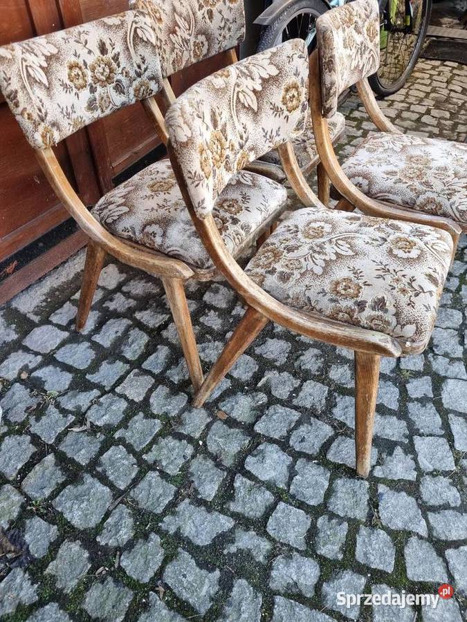 4 sztuki krzesła SKOCZEK GFM57 Wałbrzych sprzedam