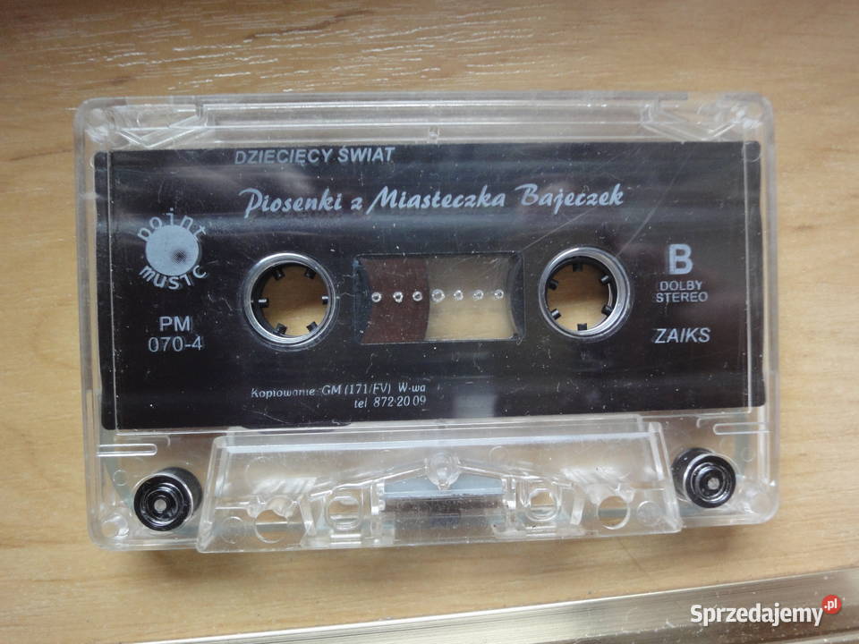 piosenki z miasteczka bajeczek kaseta audio Kultura i Rozrywka