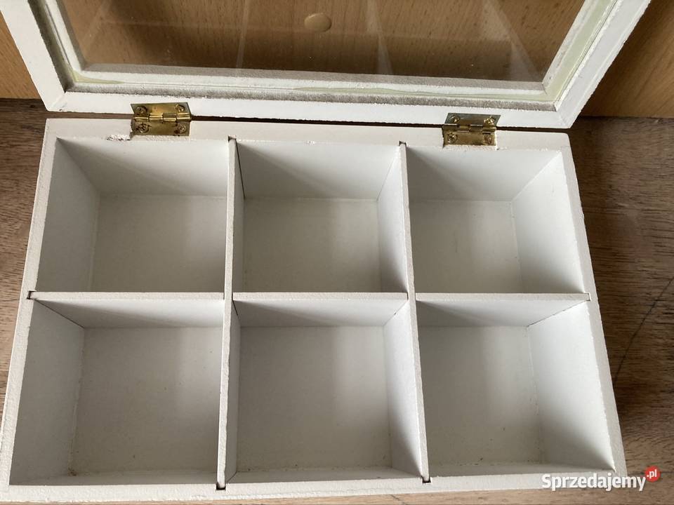 Pudełko organizer pojemnik na herbatę Warszawa