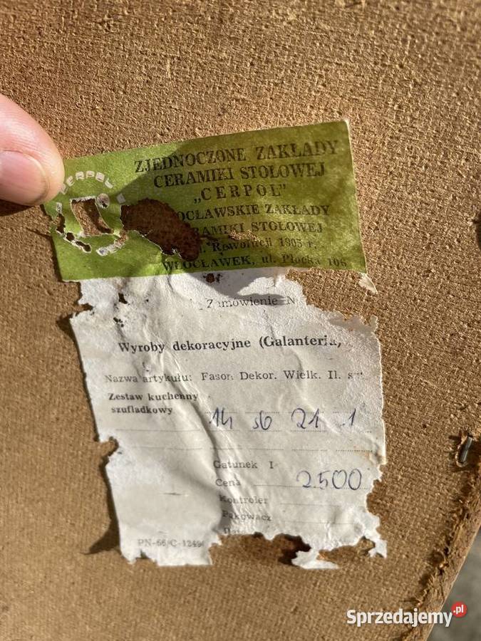 Włocławek szafka kuchenna szufladkowa Porcelana i szkło Pruszcz Gdański