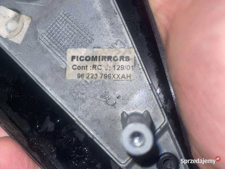 lusterko prawe Peugeot 106 śląskie Lyski