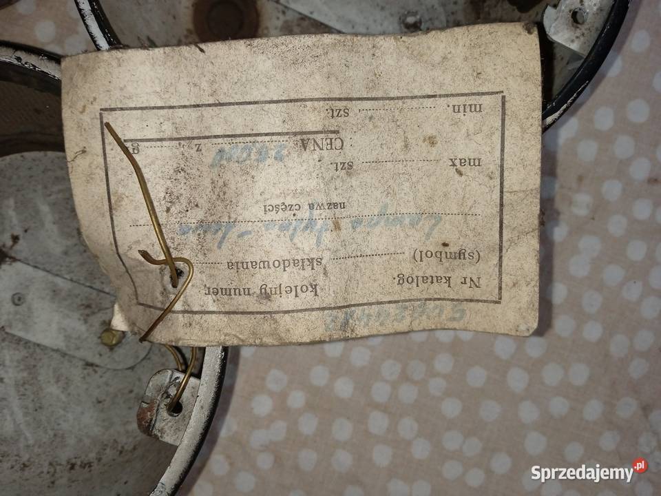 Lampa tył Ursus C 325 C 328 z czasów PRLu Pruszcz Gdański sprzedam