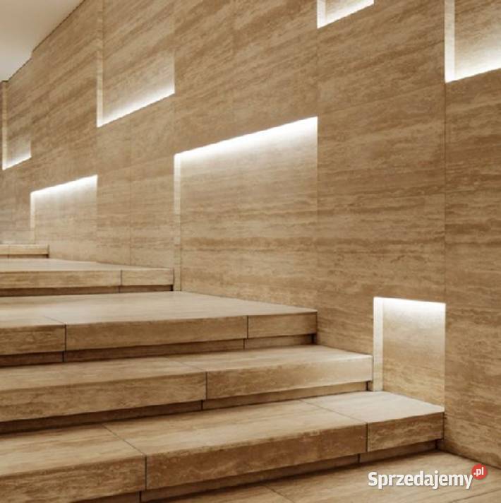 Trawertyn 12mm Bianco Classic Vein Cut Tczew