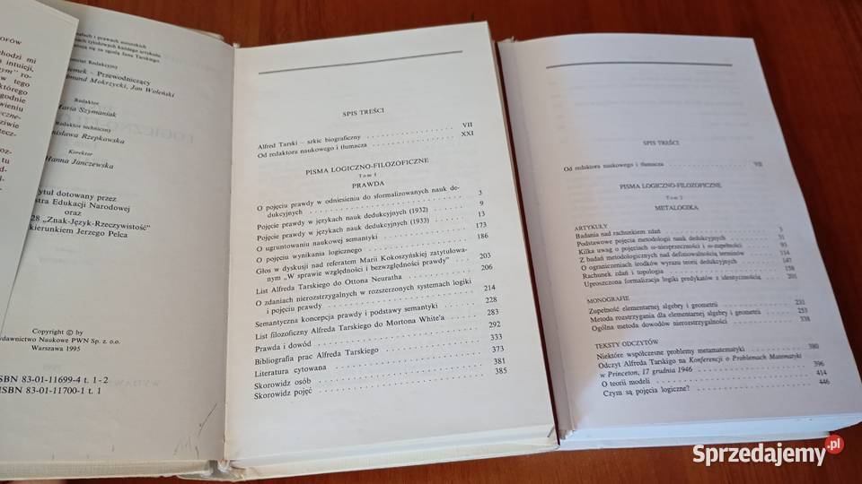 Tarski Alfred Pisma logicznofilozoficzne 12 Gdańsk