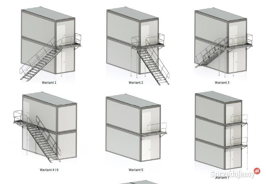 Schody kontenerowe Schodnia kontenerowa Podesty Magazynowanie Biznes i Przemysł łódzkie Zgierz