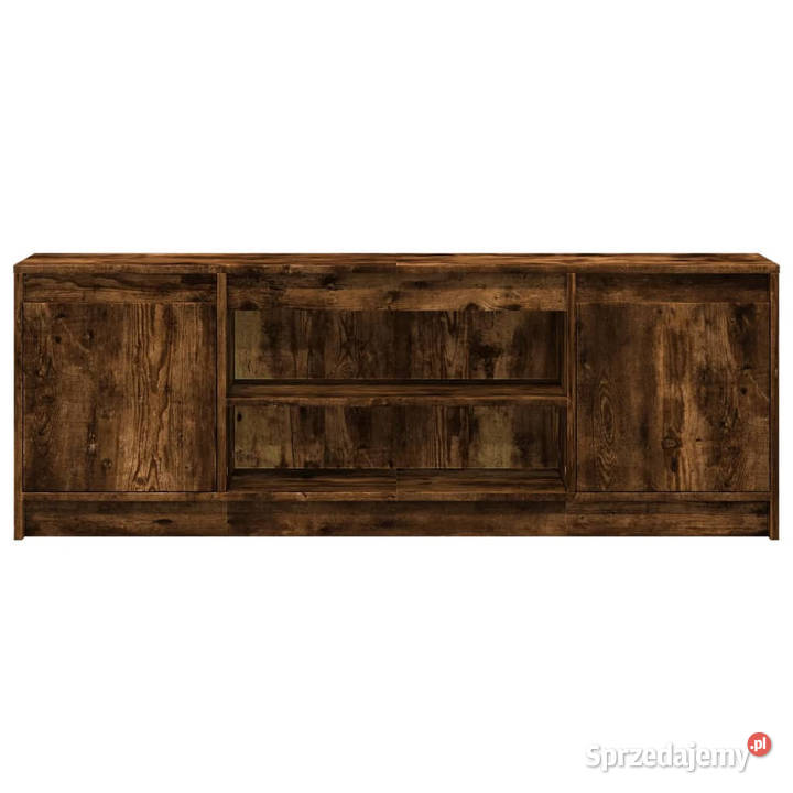 Szafka pod TV z LED przydymiony dąb 1395x34x50 Warszawa