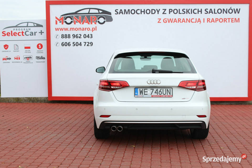 Audi A3 Wersja SPORT STronic Salon Polska serwisowany w ASO kujawsko-pomorskie sprzedam