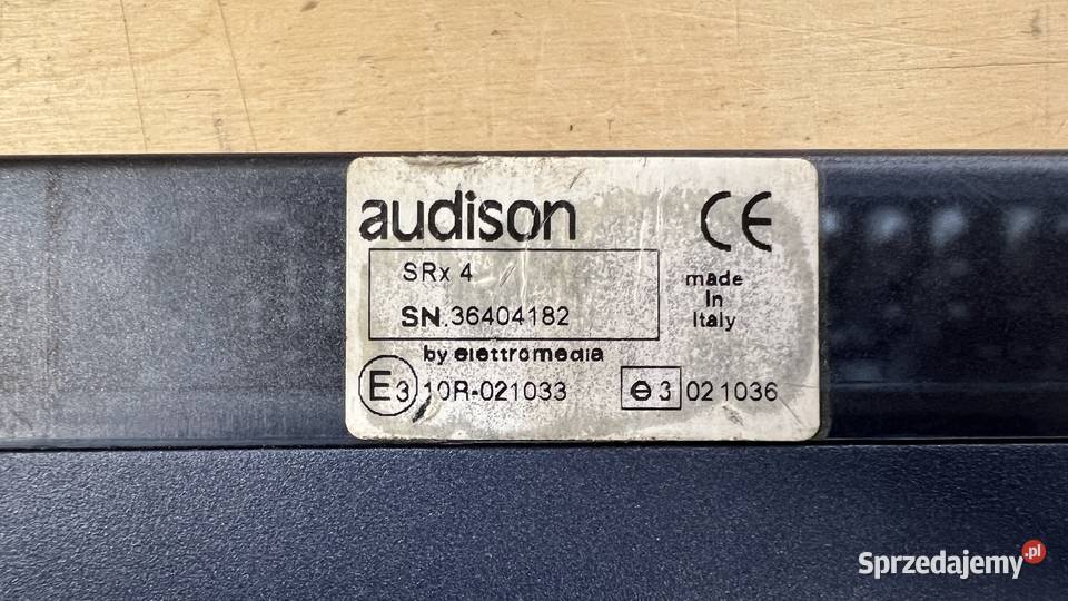 Wzmacniacz samochodowy Audison SRx 4 okablowanie Białystok sprzedam