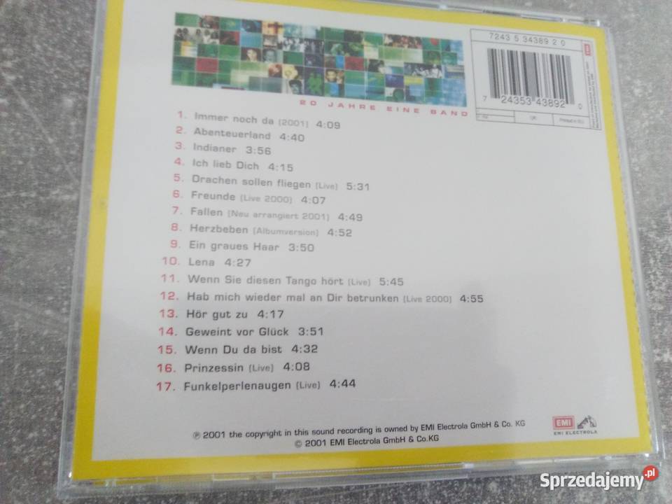 PUR 20 jahre eine band Płyty i kasety Poznań