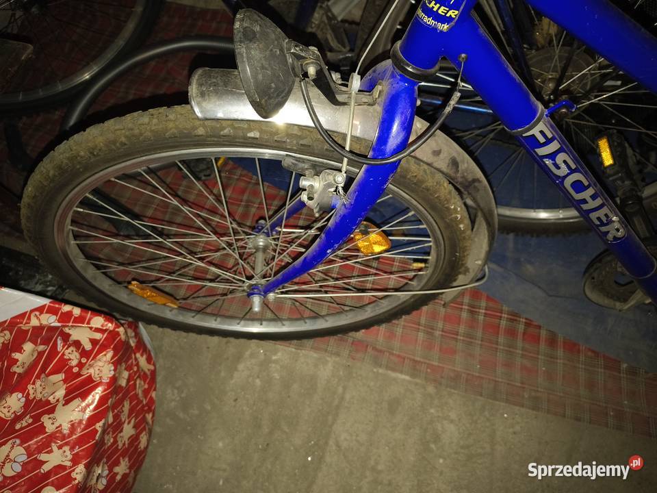 Rower miejski Fischer granatowy mazowieckie Warszawa