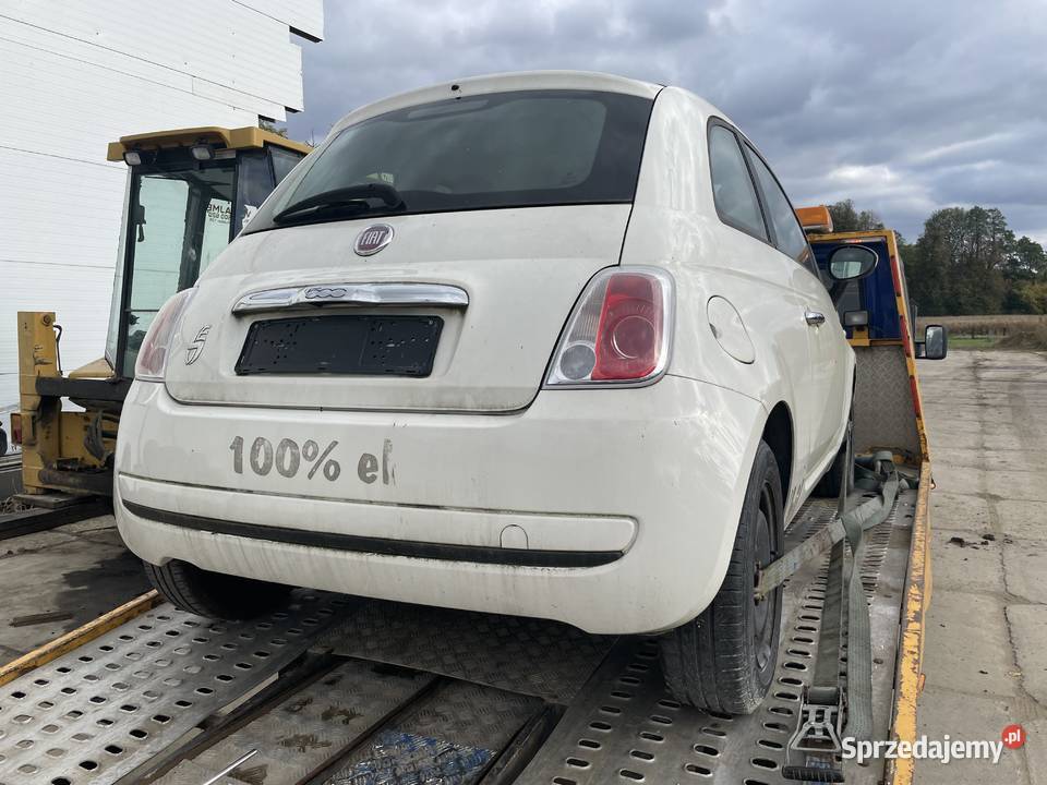 Fiat 500 elektryk w całości czesci