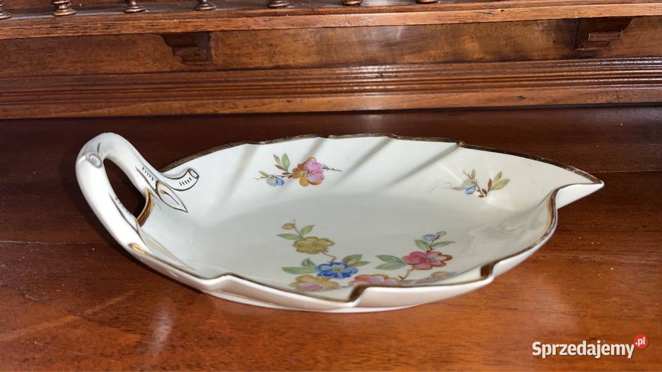 Patera listek B G Kjobenhavn Made in Denmark Porcelana i szkło Gdańsk