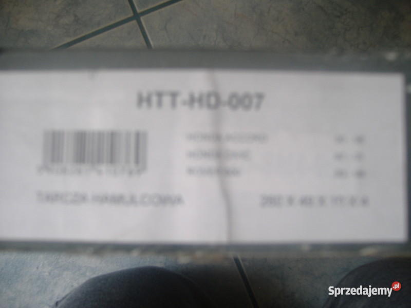 tarcze hamulcowe i klocki honda sprzedam