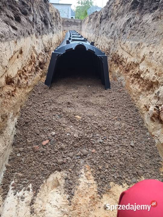 Odwodnienia drenaże studnie chłonne montaż mazowieckie Wolskie