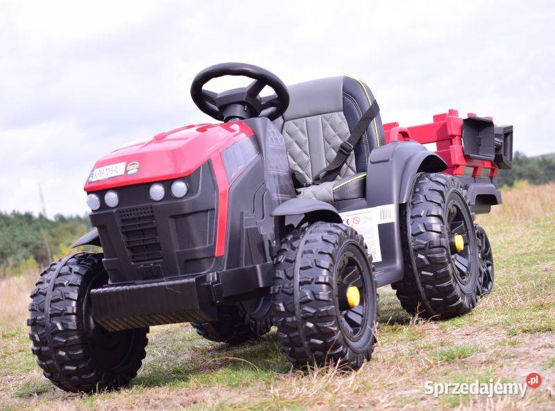 Autko TRAKTOR Z PRZYCZEPĄ NA AKUMULATOR dzieci Myszków sprzedam