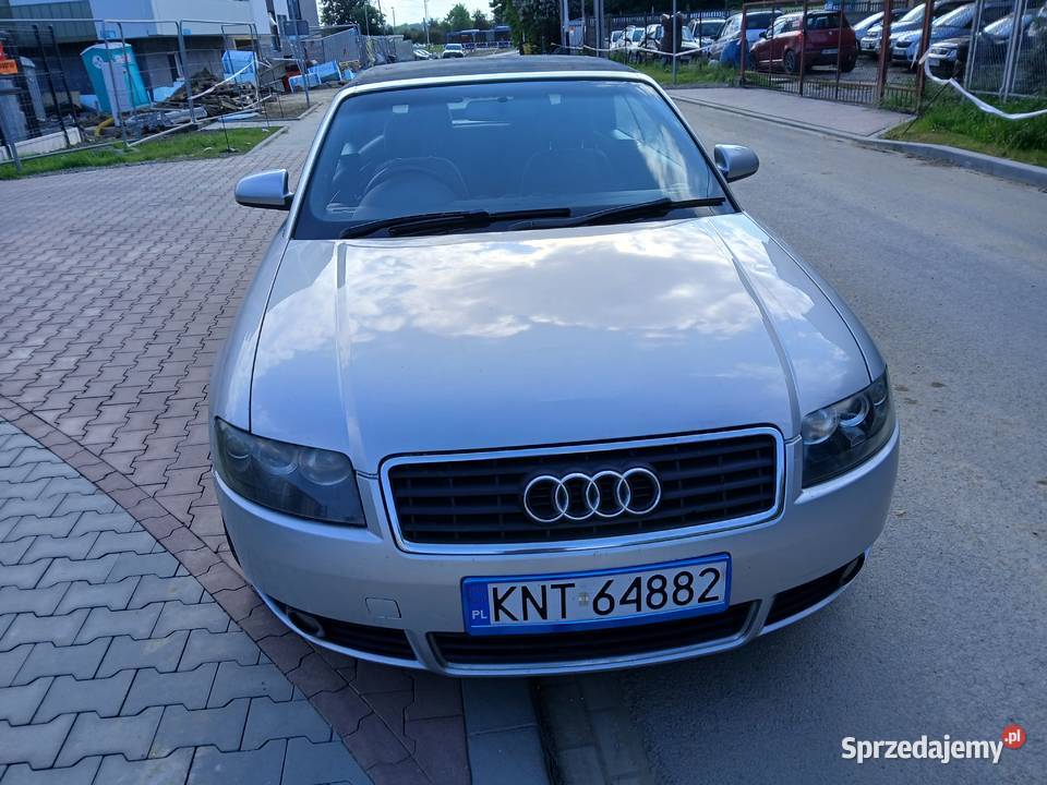 AUDI A4 CABRIO18 TURBOGAZ nieuszkodzony Kraków