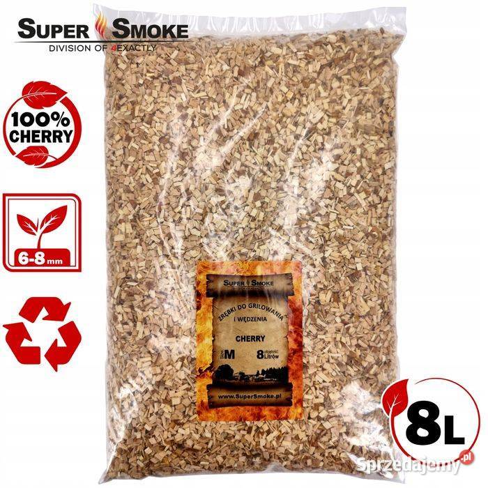 Zrębki Wędzarnicze Super Smoke CHERRY KL08 68mm podlaskie Białystok