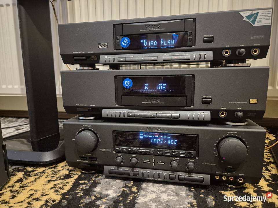 Wieża Philips FR951 DCC951 CD951 plus kolumny Toruń