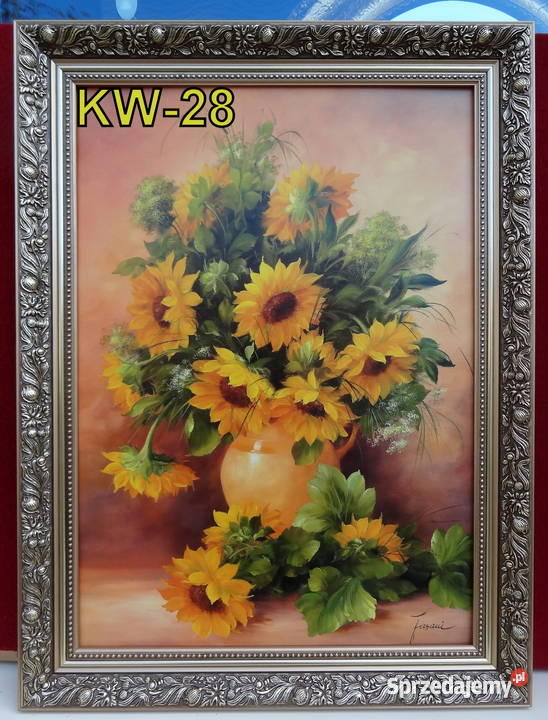 KWIATY Obrazy reprodukcje 80x60 kwiaty do wyboru Częstochowa