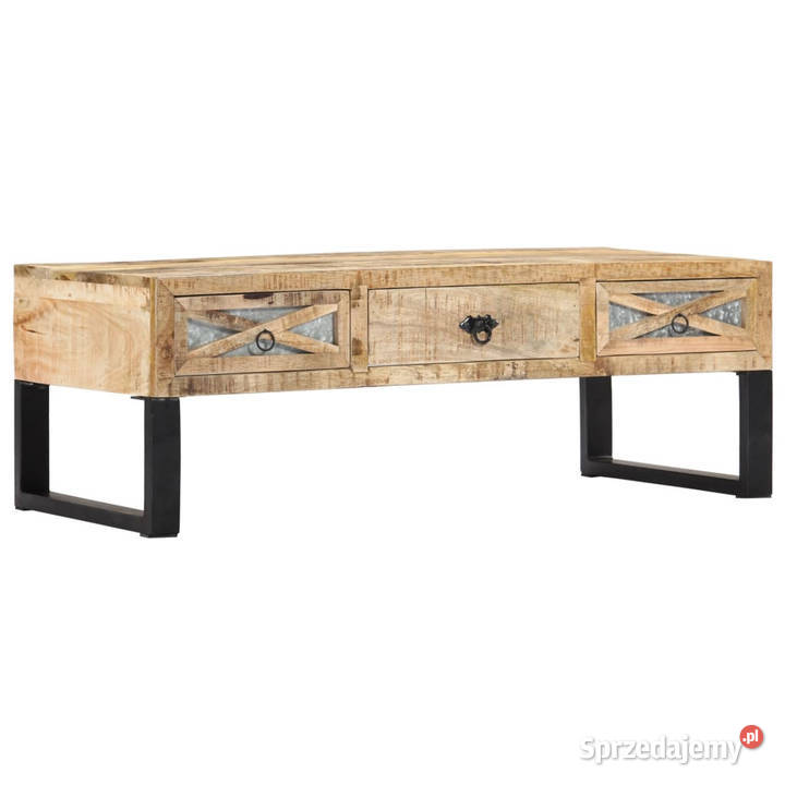 Stolik kawowy 110 x 50 x 38 lite drewno mango Warszawa
