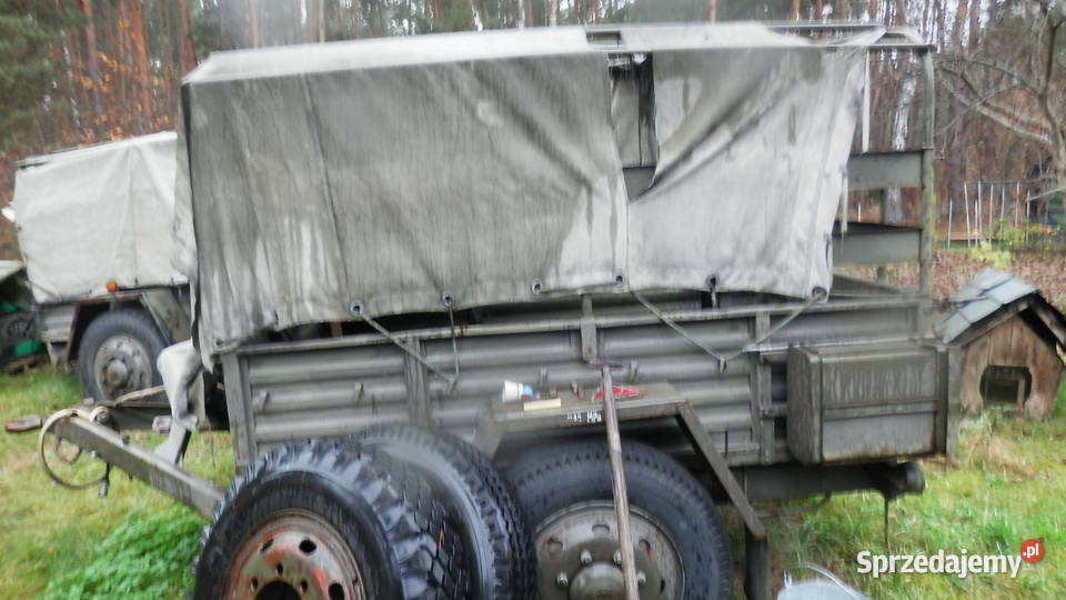 przyczepa wojskowa 1 osiowa skrzyniowa cysterna Pozostałe Pozostałe mazowieckie Warszawa