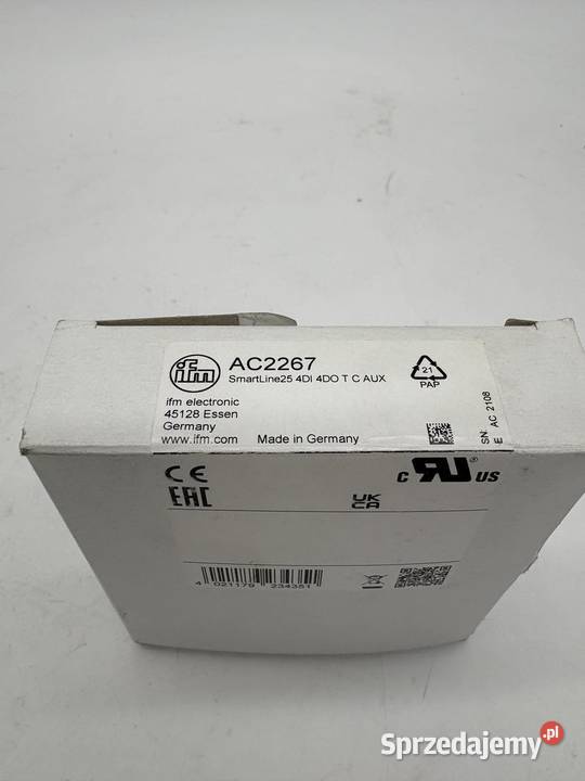 IFM AC2267 SmartLine25 4DI 4DO T C AUX AS sprzedam
