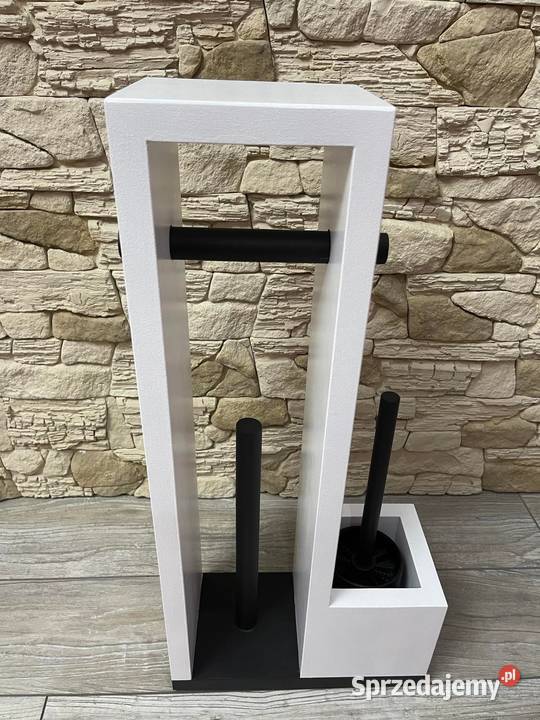 Stojak na papier toaletowy LOFT szczotka WC