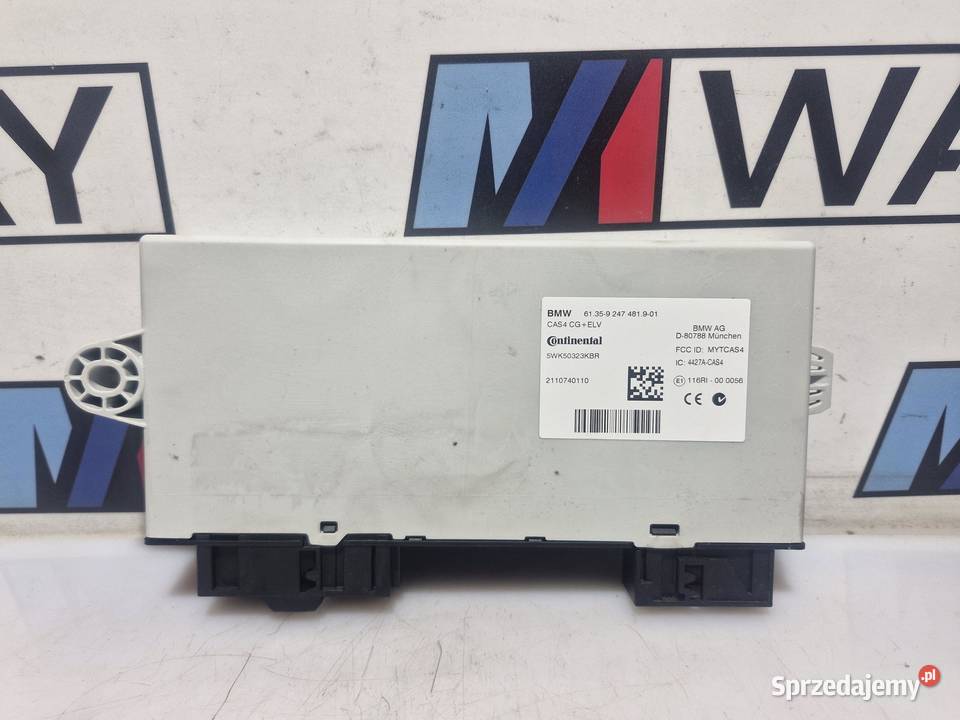 BMW X3 F25 MODUŁ STEROWNIK CAS4 9247481 dolnośląskie