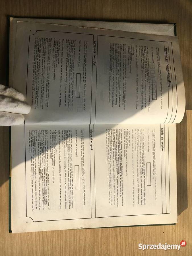 MOTORGRADER SHM 4A ERSATZTEILLISTE SPARE PARTS z Łęczyca