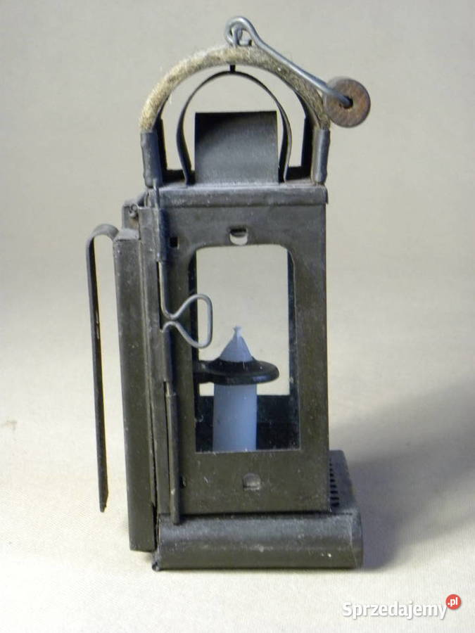 Stara wojskowa lampa świecowa lampka na świeczkę dolnośląskie sprzedam