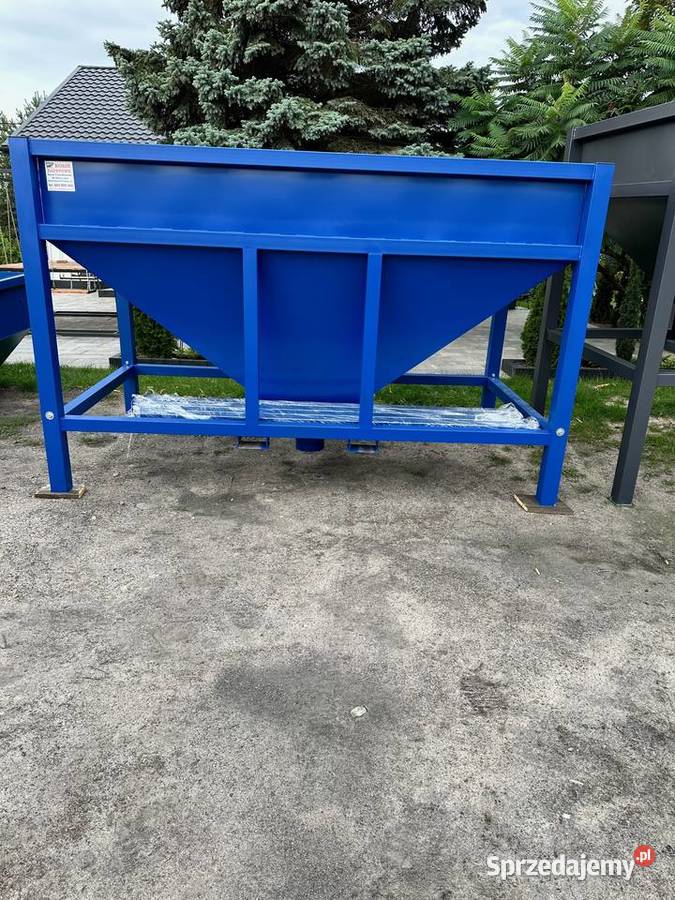 Kosz zasypowy bufor workownica do big bag 65 m3 Niedrzew Pierwszy
