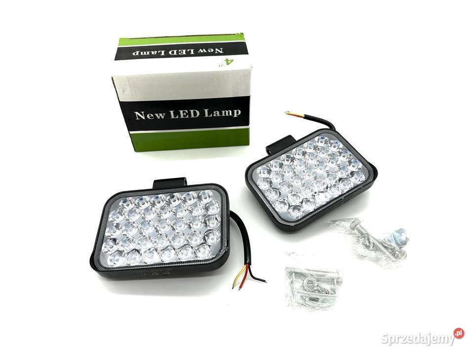 Zestaw lamp roboczych 198W LED halogen 1224V 2 halogeny Pomiechówek