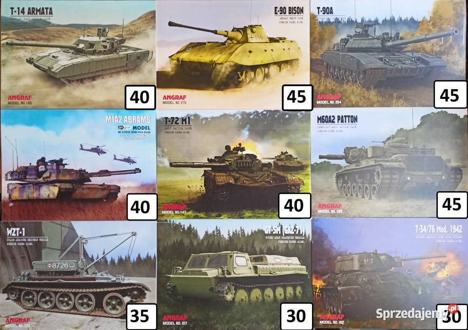 Modele Kartonowe Antyki, Sztuka, Kolekcje Wejherowo