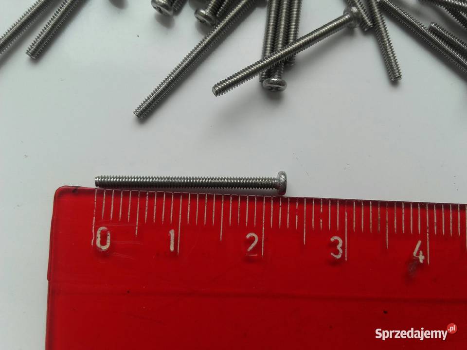 Śruba M16 długość 22mm grubość 16mm stal