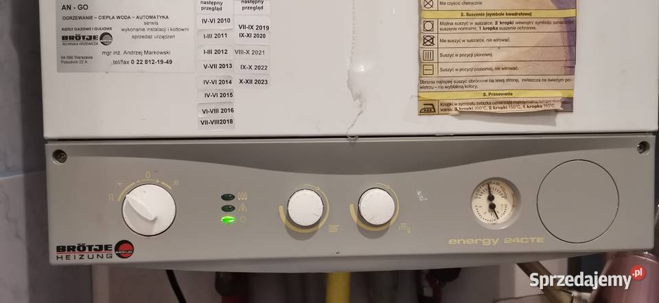 Piec kocioł Brotje uzywany mazowieckie