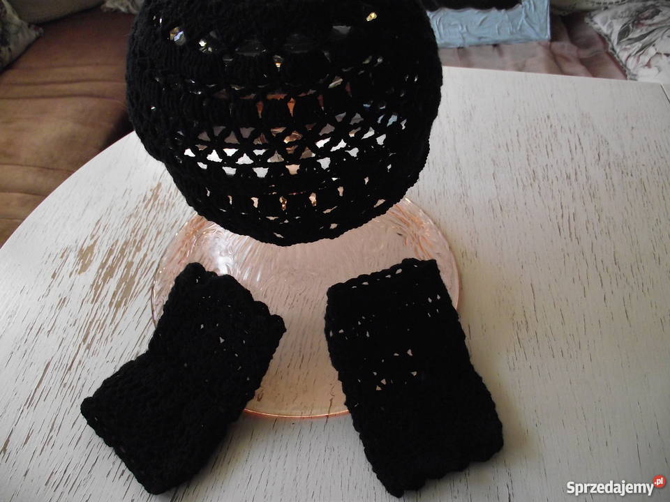 KORONKOWA BAWEŁNIANA CZAPECZKA AUTORSKIE