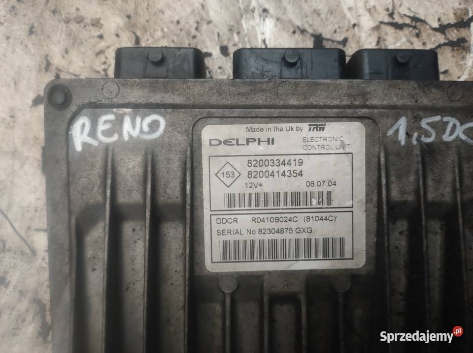 RENAULT NISSAN 15DCI komputer sterowni silnika Kielce