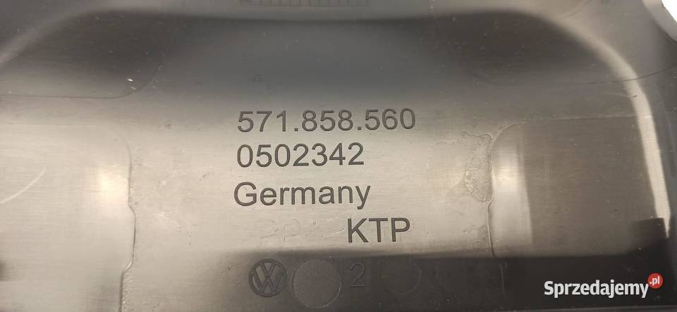 VW TAYRON OSŁONA KOLUMNY KIEROWNICZEJ 571858559A