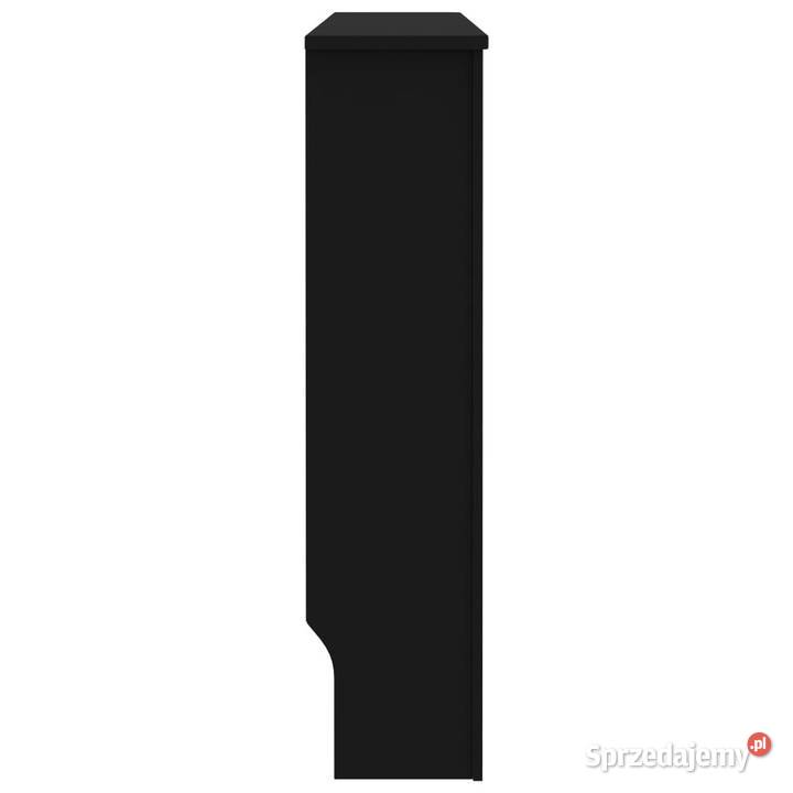 Osłona na kaloryfer czarna 112x19x815 MDF Warszawa