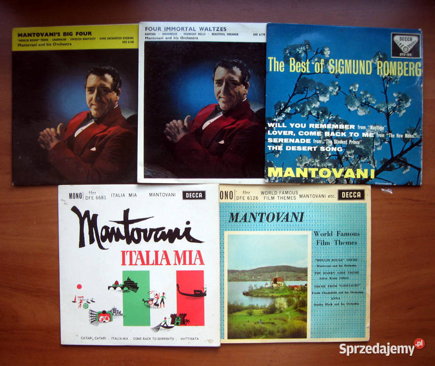 MANTOVANI 5 płytek DECCA The Best of Sigmund Szczecin