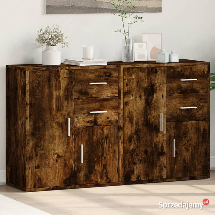 Szafki 2 przydymiony dąb 60x31x70 WM3276564