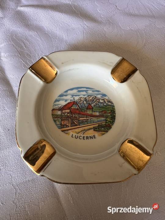 Szwajcarska popielniczka vintage