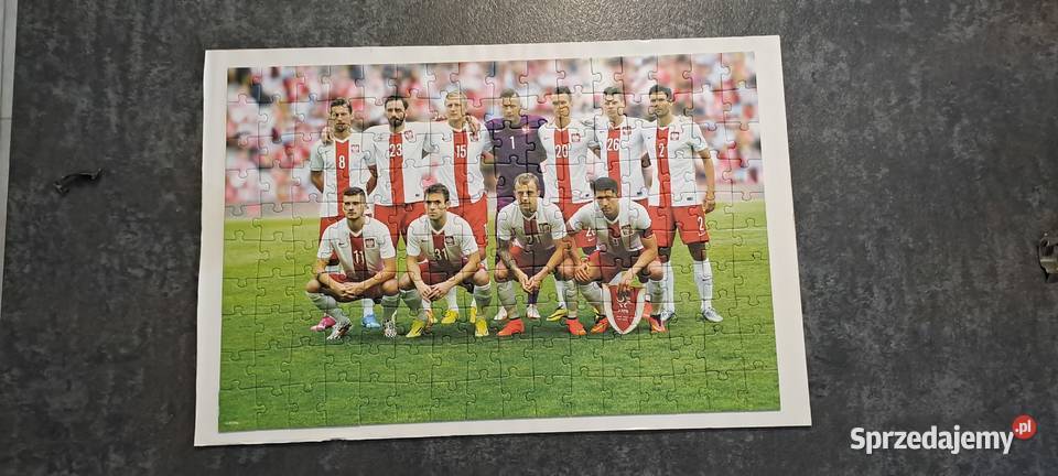 Reprezentacja piłkarska Legia puzzle w antyramie