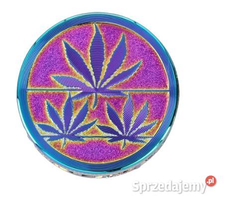 Tęczowy Młynek do Tytoniu Metalowy Crusher Ostrowy nad Okszą